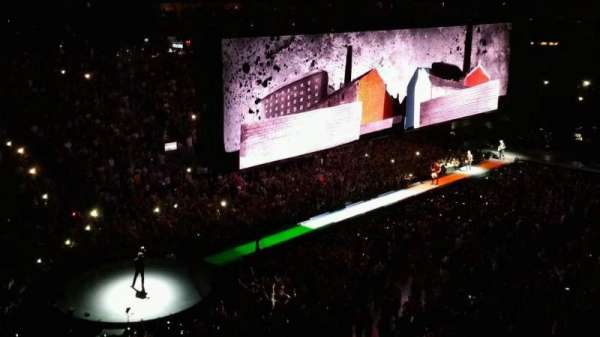 Prudential Center, section: 107, row: 1, seat: 8