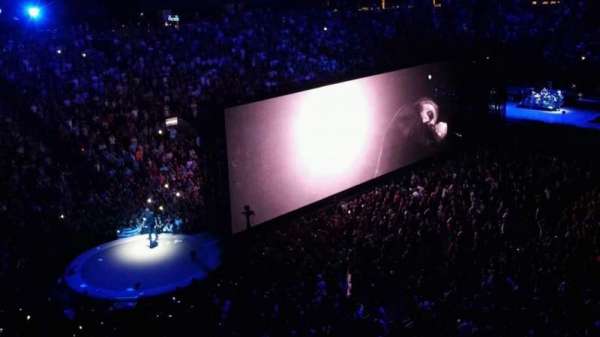 Prudential Center, section: 107, row: 1, seat: 8