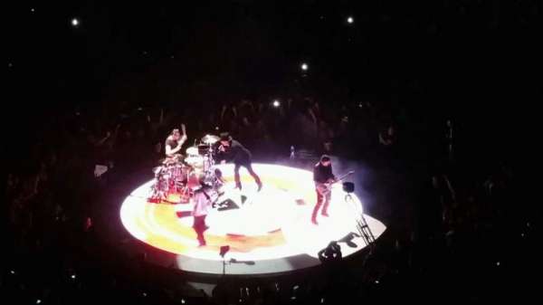 Prudential Center, section: 107, row: 1, seat: 8
