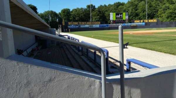 Skylands Stadium, section: N, row: 1, seat: 10