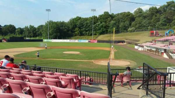 Yogi Berra Stadium, section: FF, row: 7, seat: 18