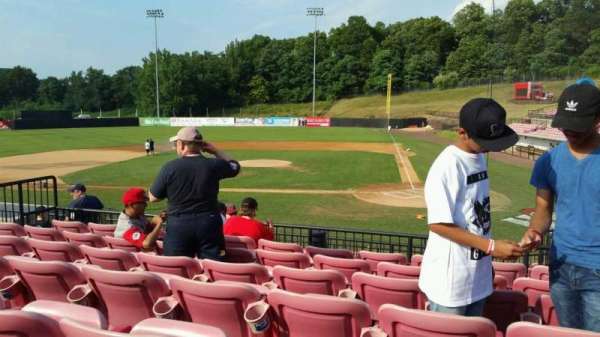 Yogi Berra Stadium, section: FF, row: 7, seat: 12