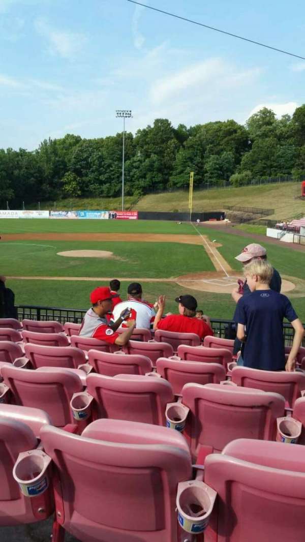 Yogi Berra Stadium, section: FF, row: 7, seat: 9