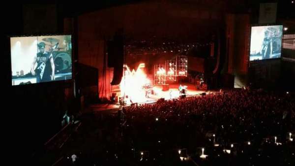 Jones Beach Theater, section: 310, row: A, seat: 7