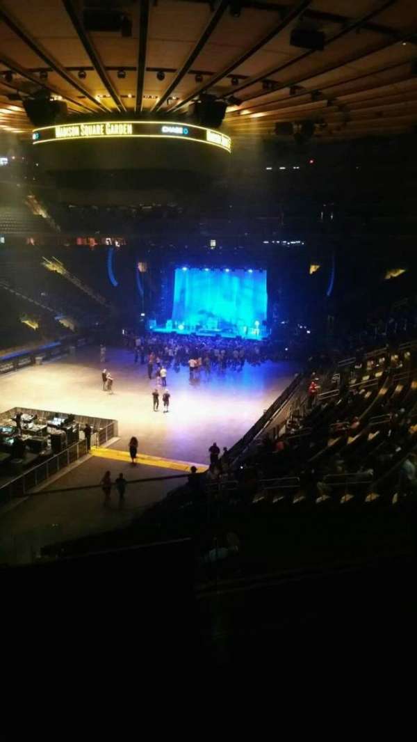 Madison Square Garden, section: 206, row: 2, seat: 13