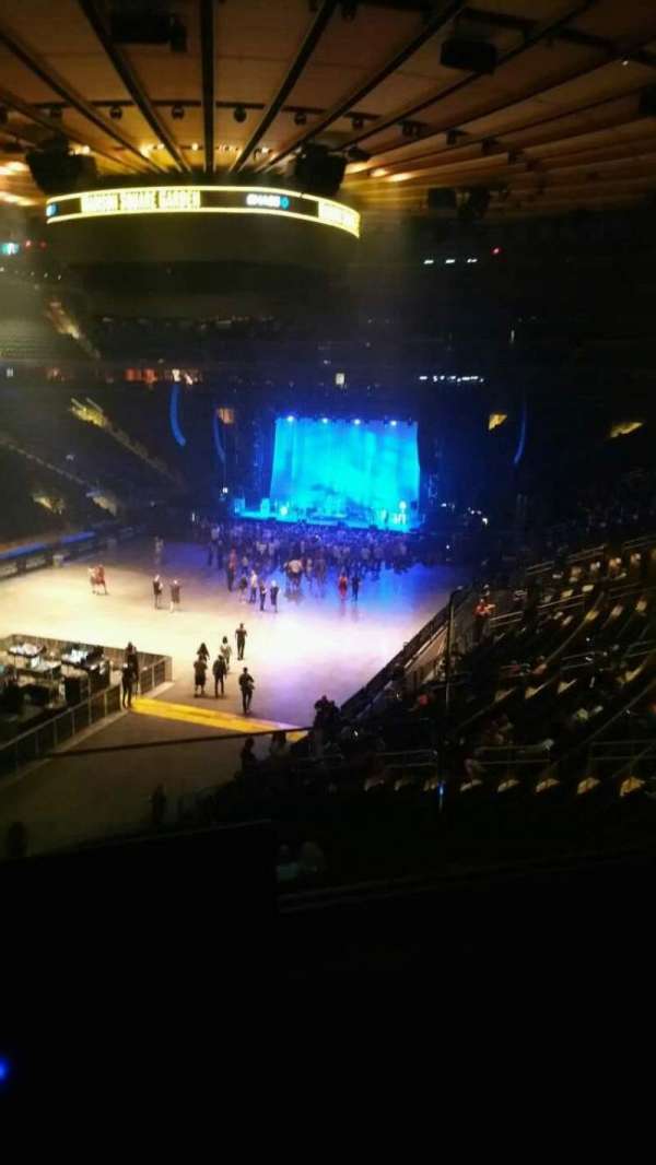 Madison Square Garden, section: 206, row: 2, seat: 15