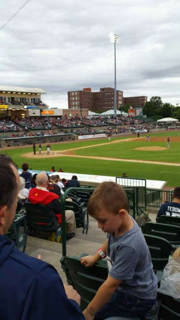 Fairfield Properties Ballpark, section: 210, row: T, seat: 19