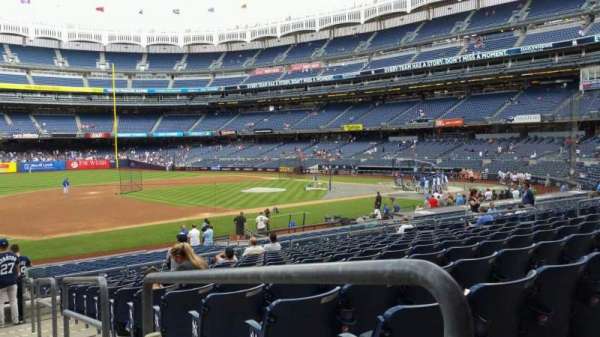 Yankee Stadium, section: 127A, row: 13, seat: 1