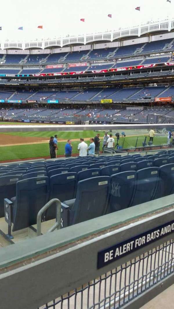 Yankee Stadium, section: 127A, row: 1, seat: 1