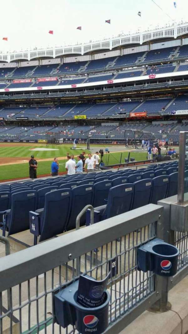 Yankee Stadium, section: 127A, row: 1, seat: 3