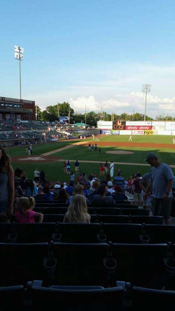 TD Bank Ballpark, section: 209, row: V, seat: 3
