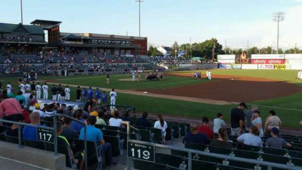 TD Bank Ballpark, section: 215, row: K, seat: 1