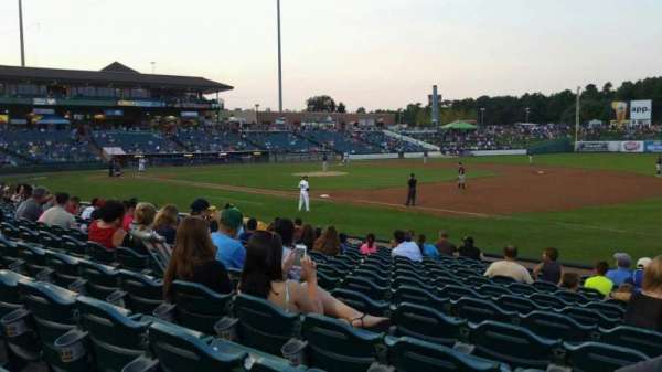 ShoreTown Ballpark, section: 102, row: 14, seat: 3