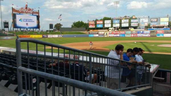 Coca-Cola Park, section: 116, row: L, seat: 18