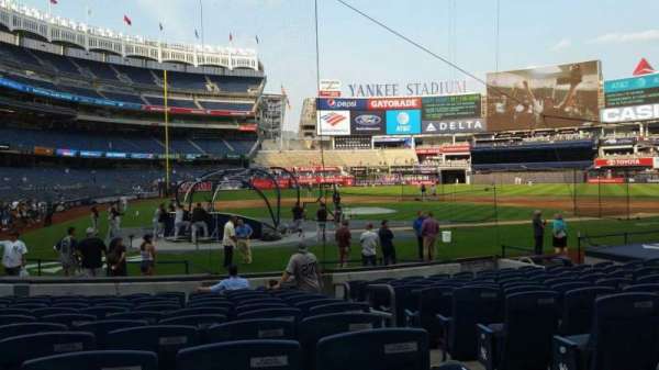 Yankee Stadium, section: 118, row: 1, seat: 1