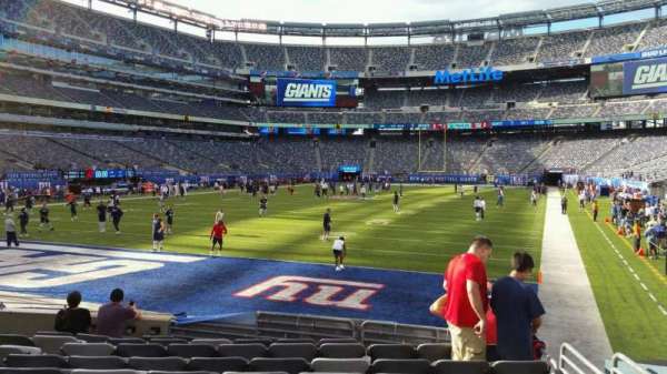 MetLife Stadium, section: 123, row: 10, seat: 15