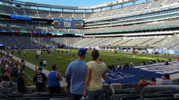 MetLife Stadium, section: 131, row: 12, seat: 1