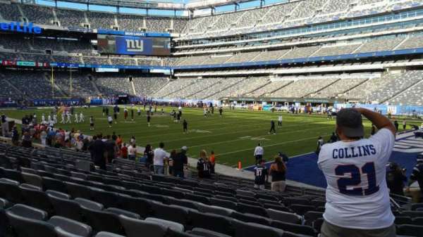 MetLife Stadium, section: 133, row: 13, seat: 1