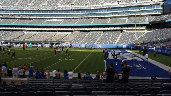 MetLife Stadium, section: 134, row: 10, seat: 11