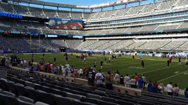 MetLife Stadium, section: 134, row: 10, seat: 11