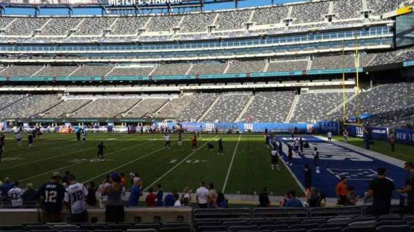MetLife Stadium, section: 134, row: 10, seat: 17
