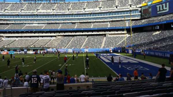 MetLife Stadium, section: 134, row: 10, seat: 21