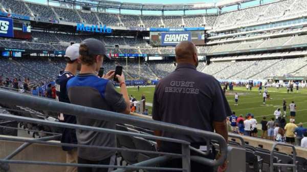 MetLife Stadium, section: 134, row: 10, seat: 21