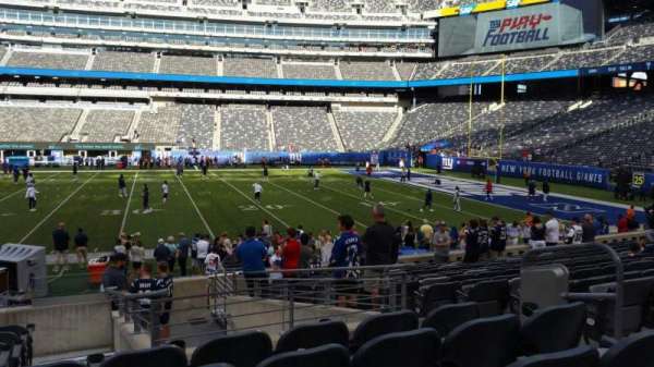 MetLife Stadium, section: 137, row: 15, seat: 6