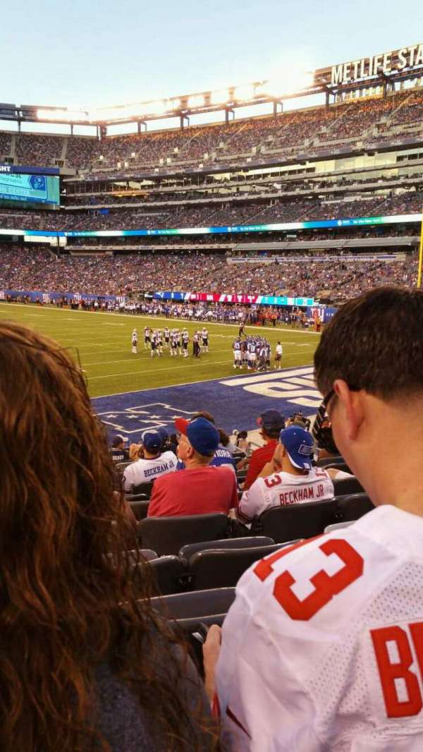 MetLife Stadium, section: 129, row: 15, seat: 25