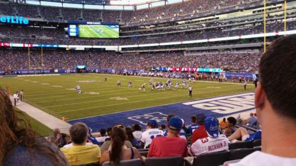 MetLife Stadium, section: 129, row: 15, seat: 25