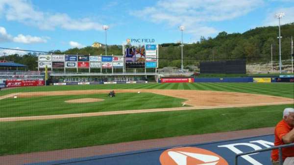 PNC Field, Scranton, section: 18, row: 7, seat: 5