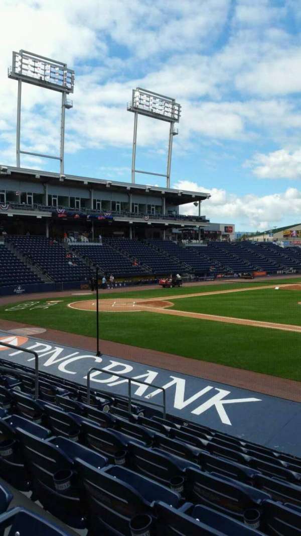 PNC Field, Scranton, section: 16, row: 10, seat: 6
