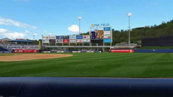 PNC Field, Scranton, section: 14, row: 1, seat: 5