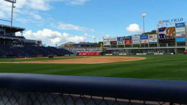 PNC Field, Scranton, section: 14, row: 1, seat: 10