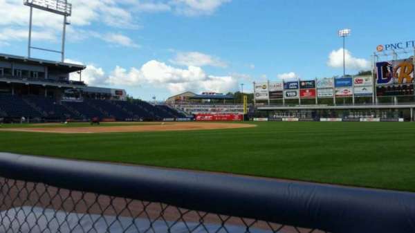 PNC Field, Scranton, section: 13, row: 1, seat: 1