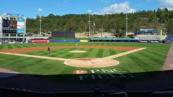 PNC Field, Scranton, section: 22, row: 9, seat: 1