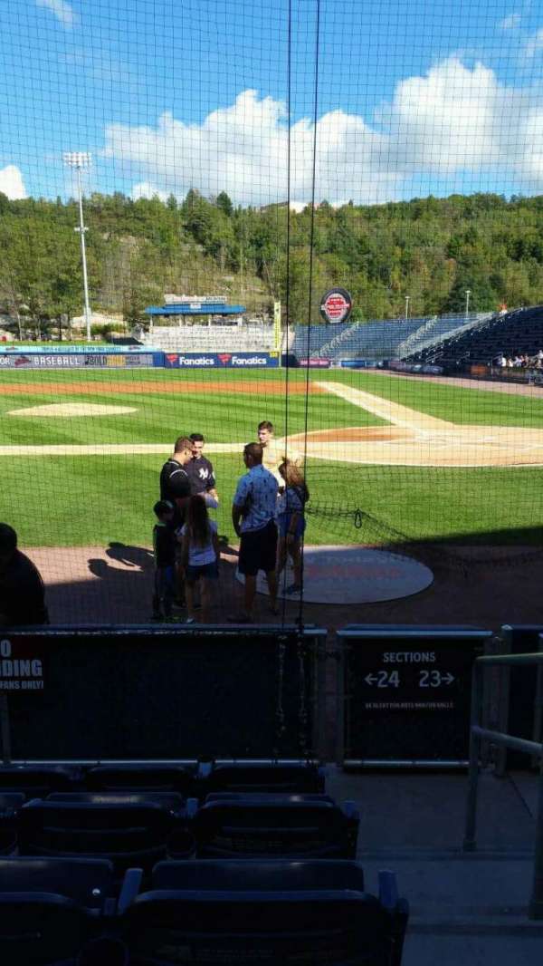 PNC Field, Scranton, section: 24, row: 5, seat: 1
