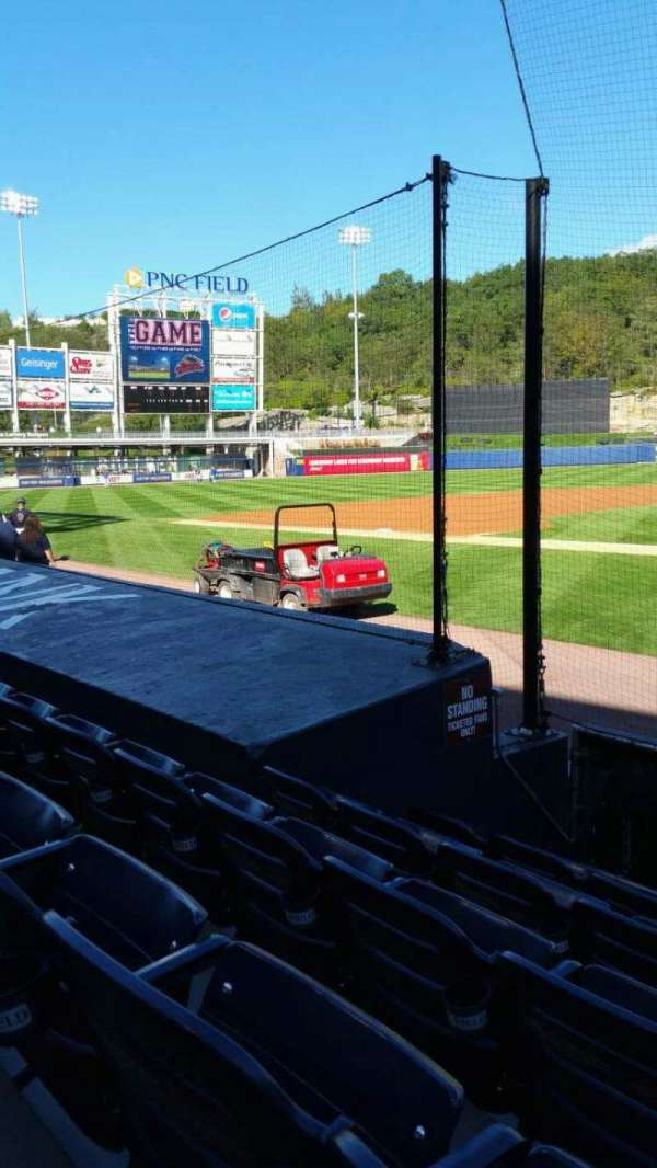 PNC Field, Scranton, section: 24, row: 5, seat: 1