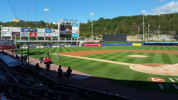 PNC Field, Scranton, section: 22, row: 9, seat: 6