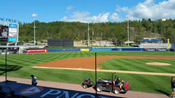 PNC Field, Scranton, section: 25, row: 10, seat: 1