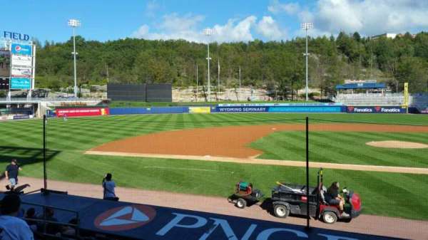 PNC Field, Scranton, section: 25, row: 10, seat: 5