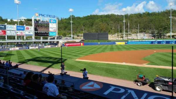 PNC Field, Scranton, section: 25, row: 10, seat: 5