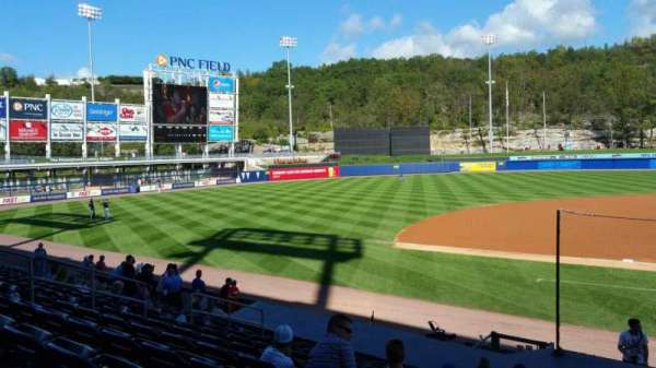 PNC Field, Scranton, section: 26, row: 12, seat: 1