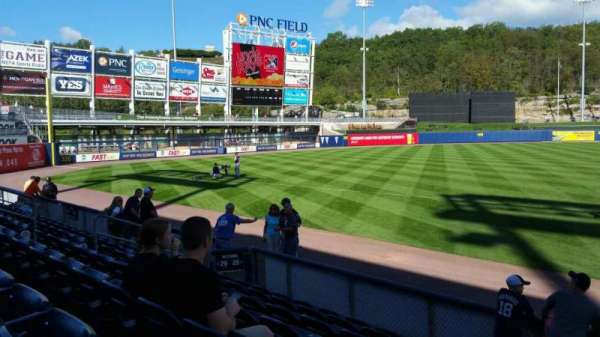 PNC Field, Scranton, section: 28, row: 7, seat: 1