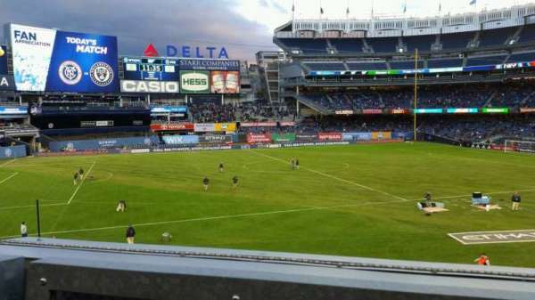 Yankee Stadium, section: 227B, row: 1, seat: 10
