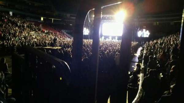 Prudential Center, section: 4, row: 3, seat: 1