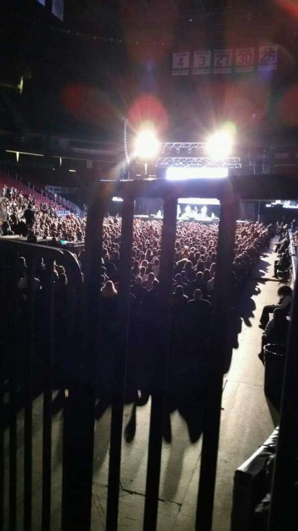 Prudential Center, section: 4, row: 2, seat: 1