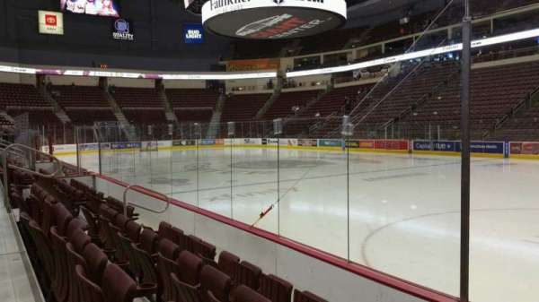 Giant Center, section: 122, row: D, seat: 1