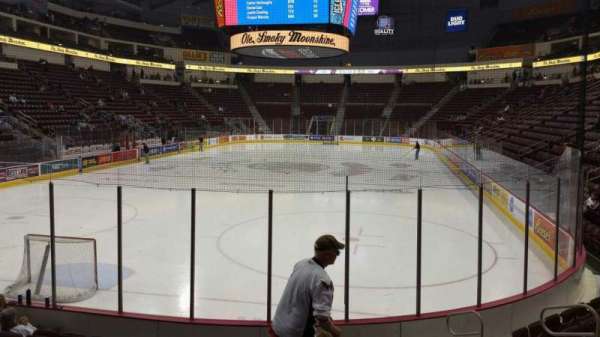 Giant Center, section: 102, row: J, seat: 10