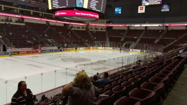 Giant Center, section: 105, row: L, seat: 17